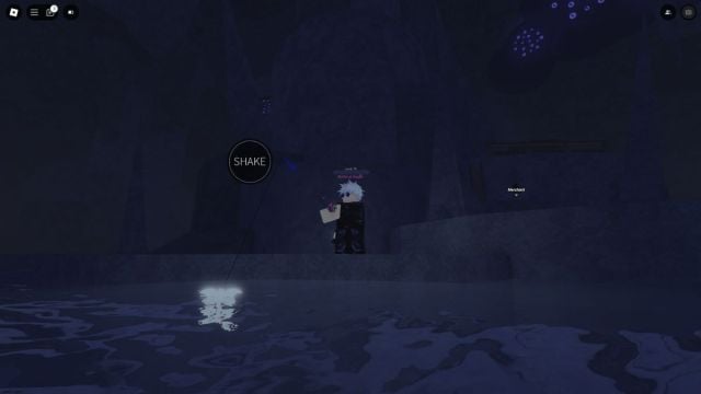 Player fishing with special bobber in Fisch Roblox