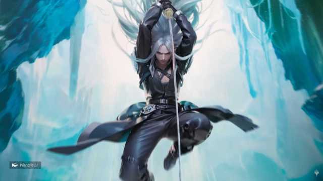 Sephiroth artwork in Magic: The Gathering x Final Fantasy set