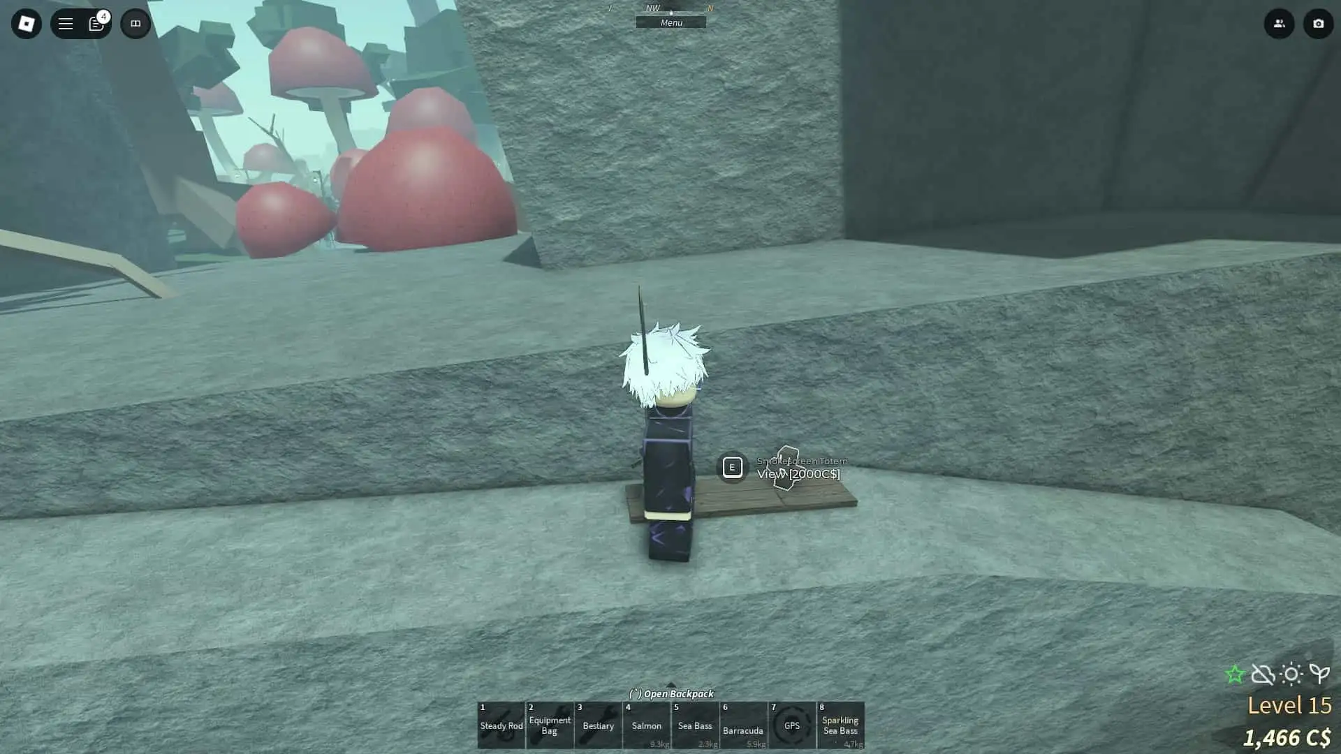 Smokescreen totem in Fisch Roblox