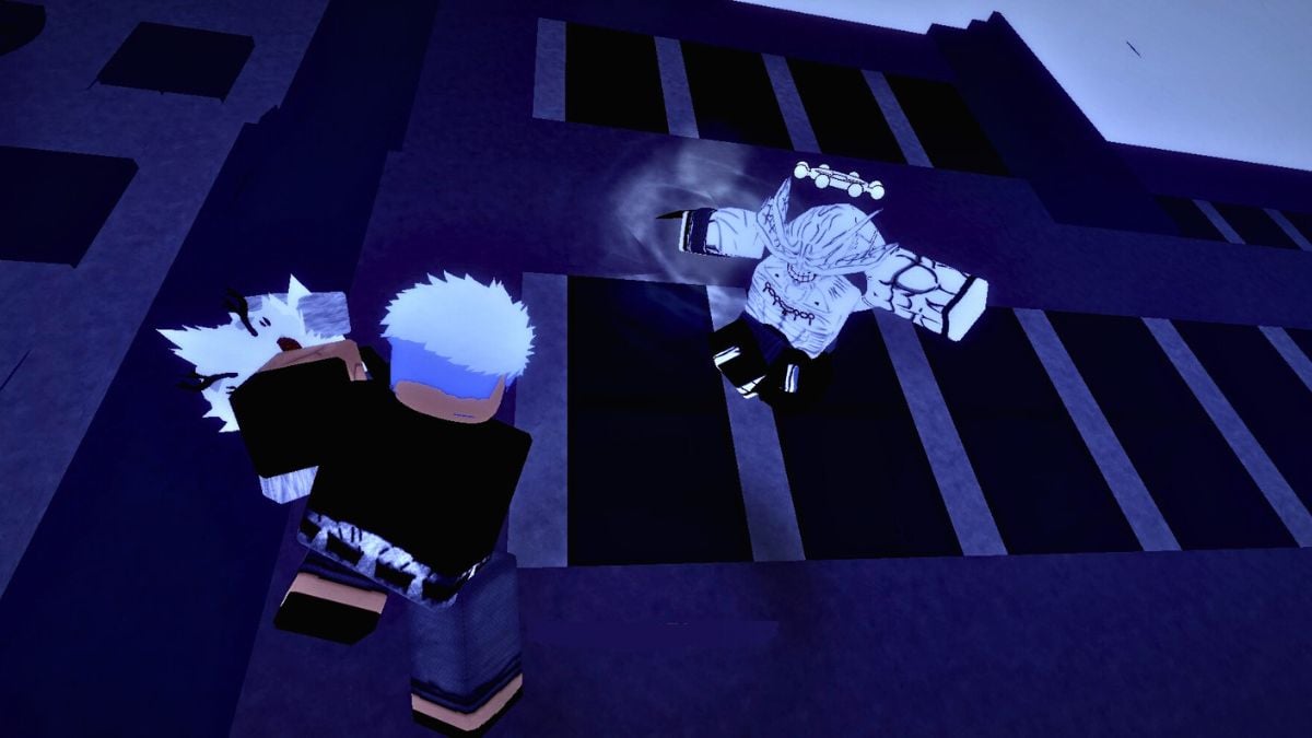 Roblox Sorcery players fighting