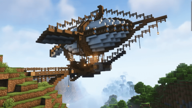 Steampunk Airship made by DiddiHD in Minecraft