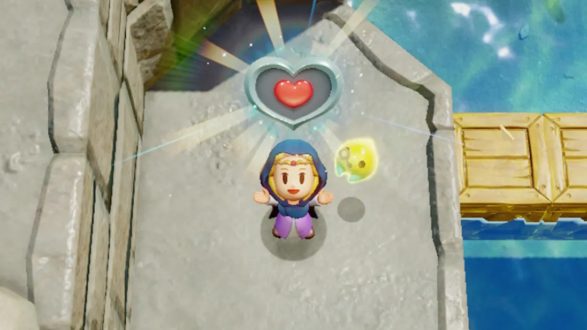 Obtained a Heart Piece in Zelda: Echoes of Wisdom