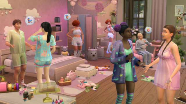 The Sweet Slumber Party Creator Kit by Trillyke is coming to The Sims 4 on November 14