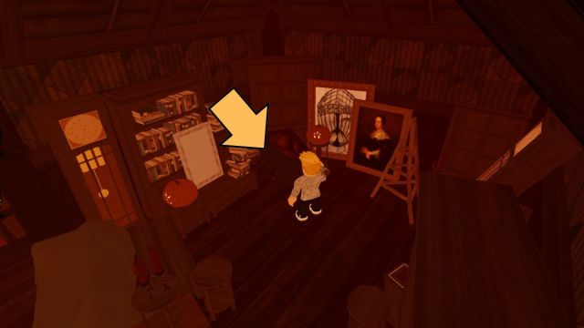 Skull Fragment location in the Attic in The Haunt Roblox