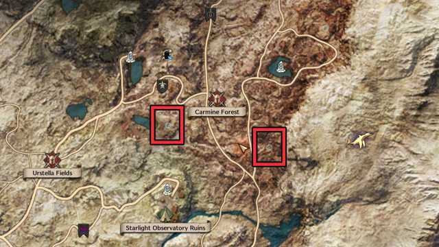 Throne and Liberty queen blood spider map locations