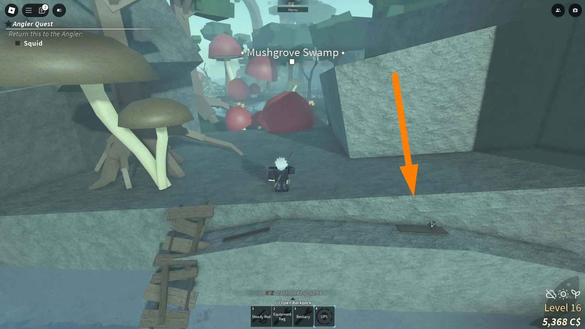 Smokescreen totem location in Fisch Roblox