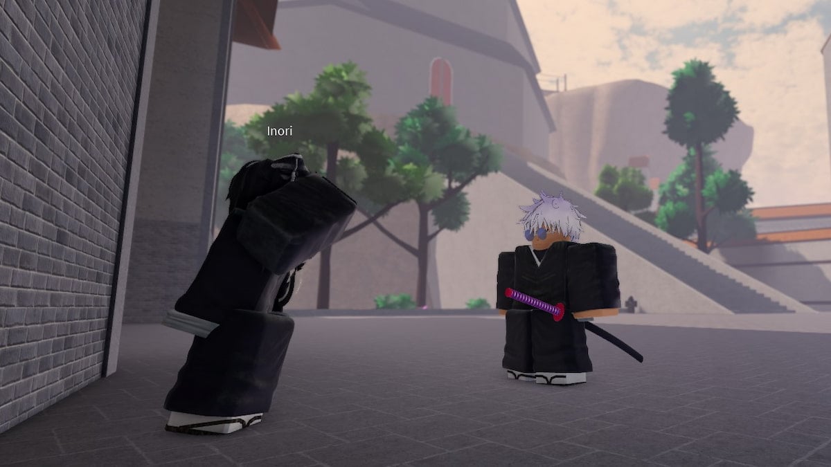 Player using a Whispering Willow at the Inori NPC in Paradox Roblox experience