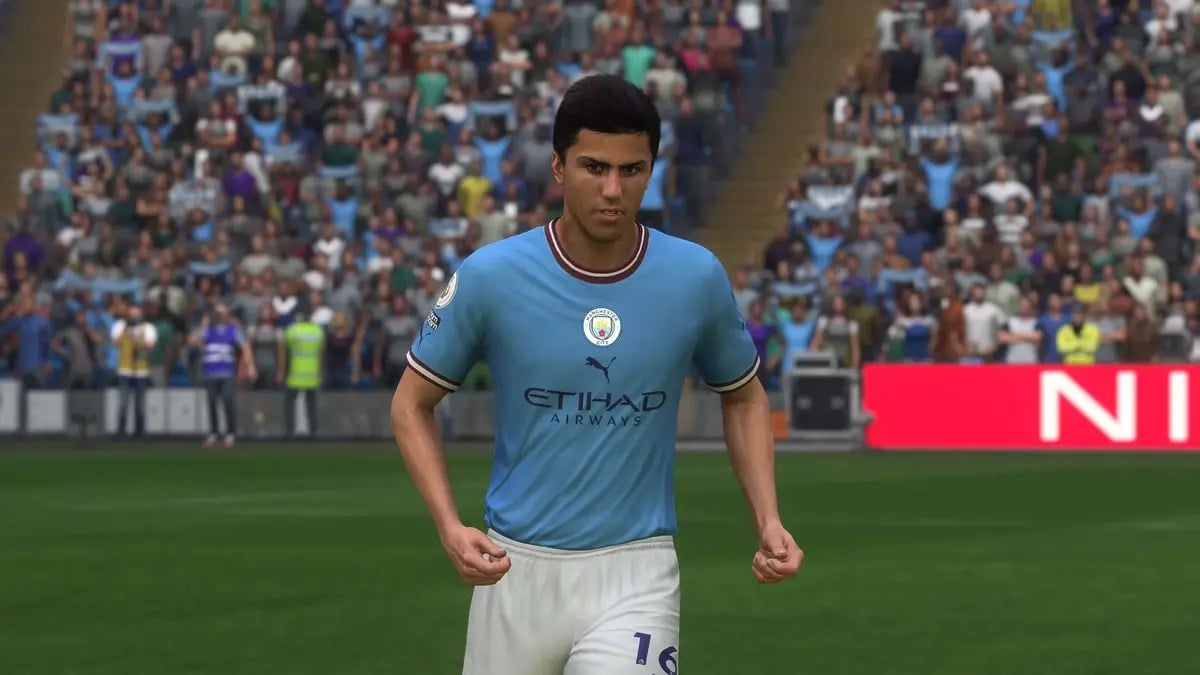 An image of Ballon d'Or Winner Rodri evolution guide in EA FC 25