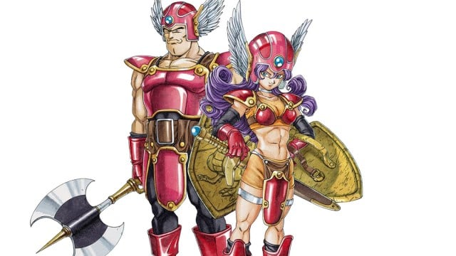 Both the male and female Warrior, as shown in Dragon Quest 3 2D-HD Remake.