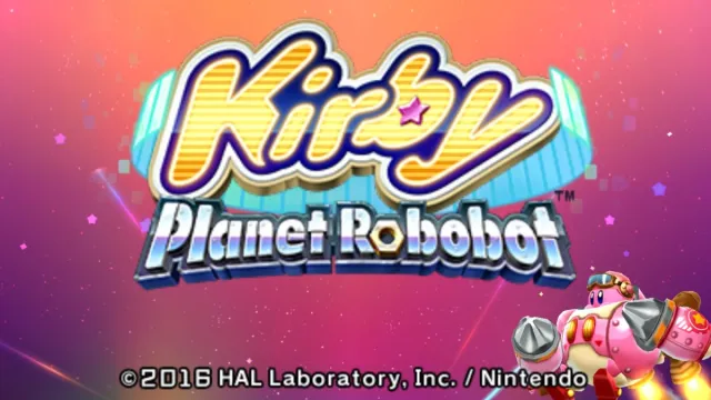 Kirby Planet Robobot title screen