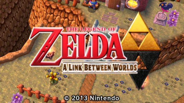 Zelda: Link Between Worlds title Screen