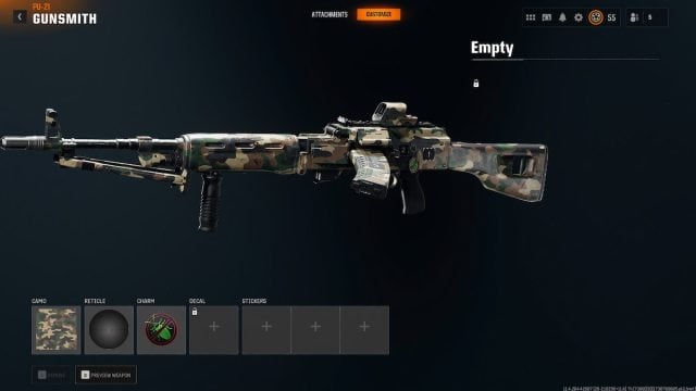 PU-21 Customize - Black ops 6