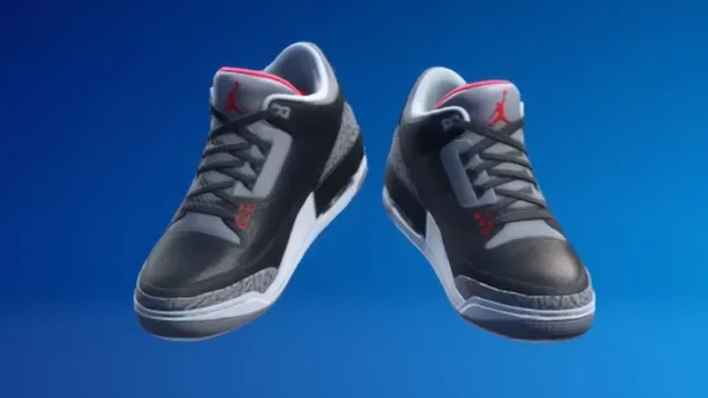 Fortnite Air Jordan 3 Retro Black Cements