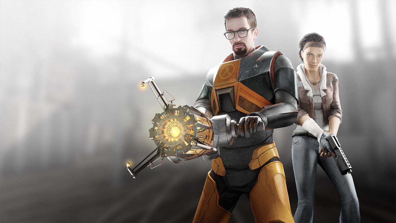 Gordon and Alyx in the new Half-Life 2 Wallpaper