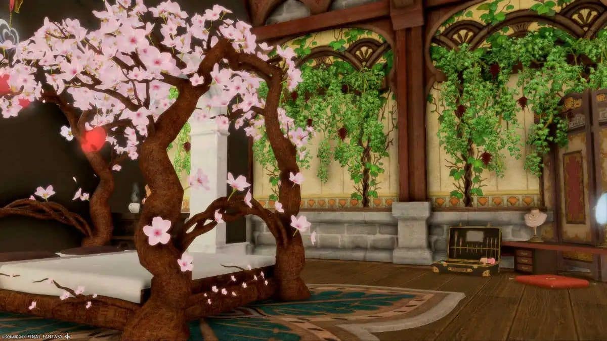 House Interior featuring Japanese aesthetic in Final Fantasy XIV