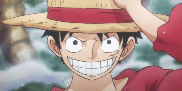 Monkey D. Luffy at the begginning of the time skip, in the One Piece anime.