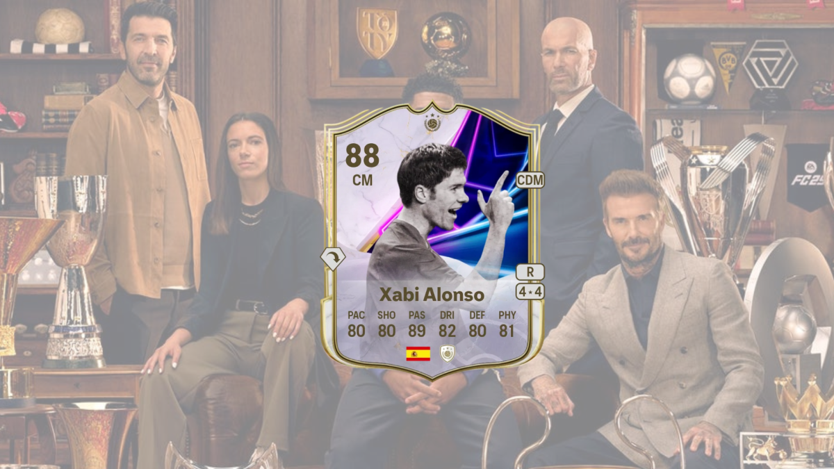 An image of Xabi Alonso On This Day Icon SBC solutions in EA FC 25