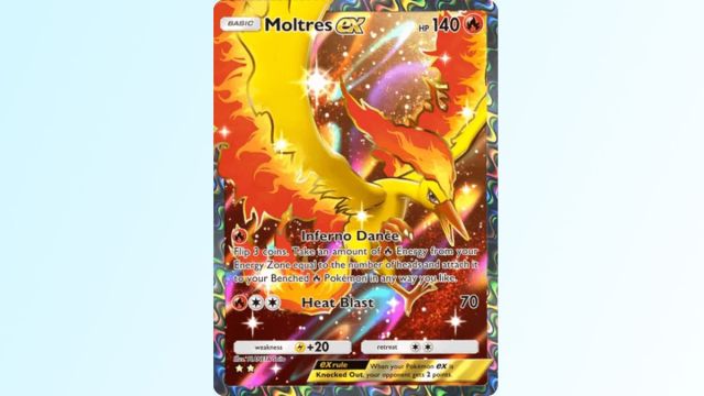 Pokemon TCGP best Moltres build