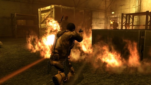 Alpha Protocol fiery scene