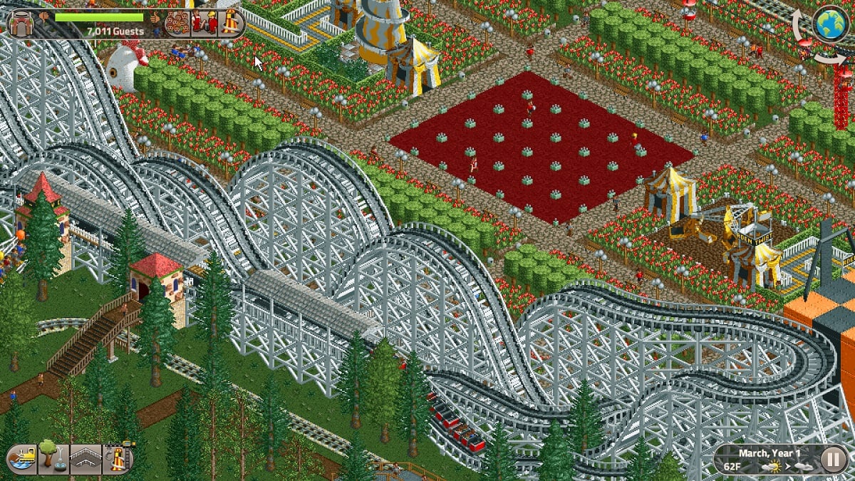 Roller Coaster Tycoon Classic park