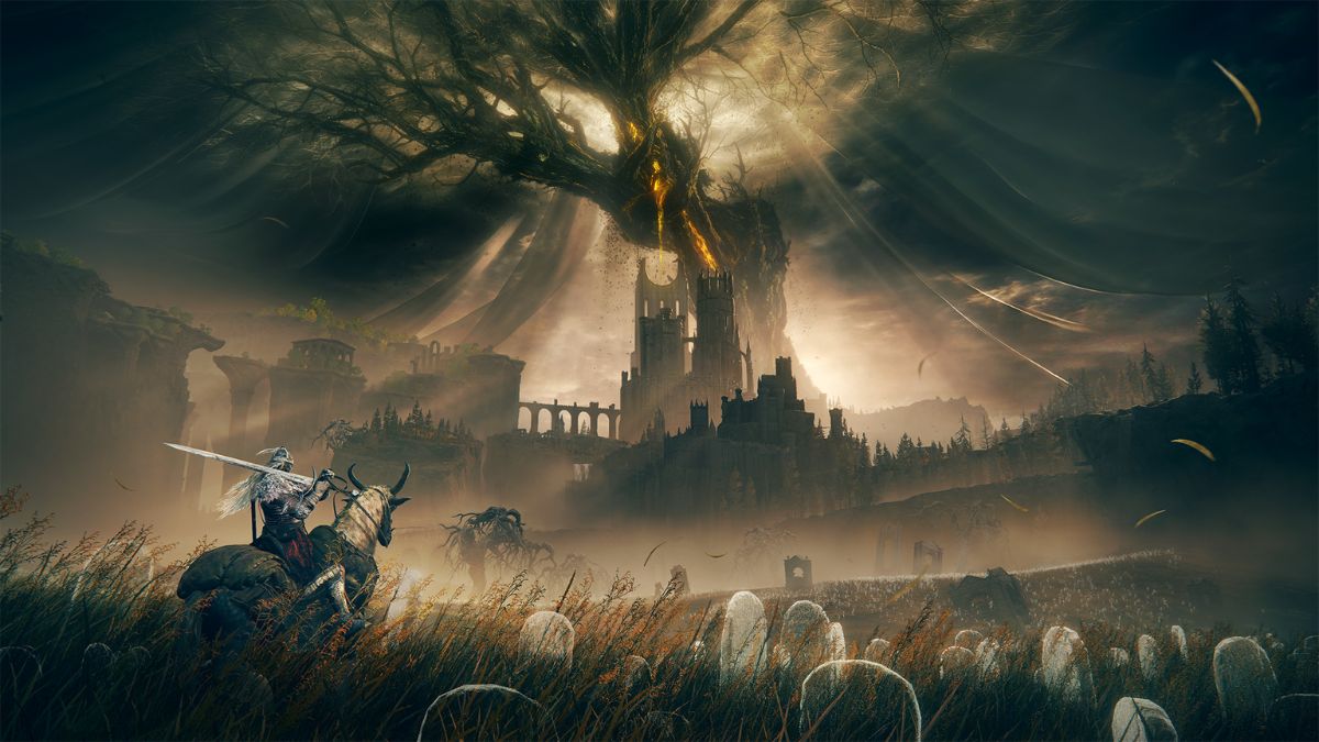 Screenshot from Elden Ring Shadow of the Erdtree, a DLC campaing that was nominated for GOTY at The Game Awards.