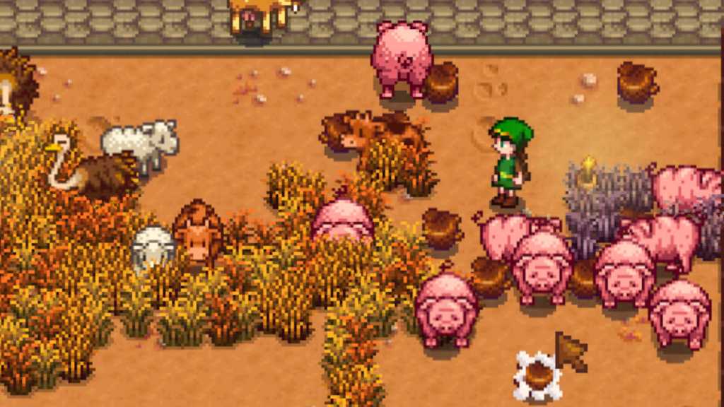 Pigs and Truffles in Stardew Valley