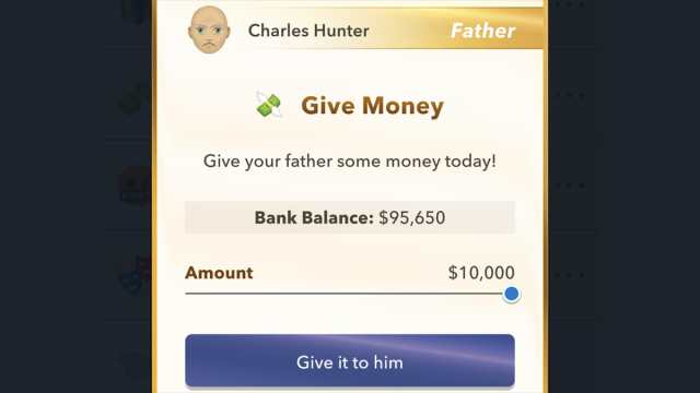 BitLife give money