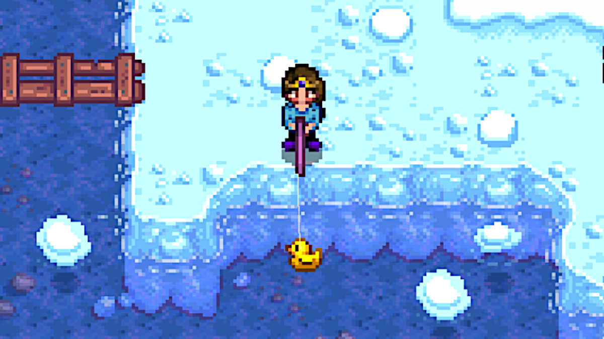 Fishing in Stardew Valley