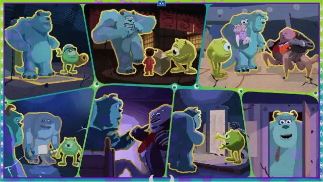 Disney Dreamlight Valley Storybook Vale Monsters Inc puzzle picture