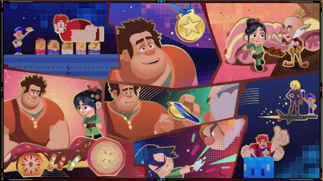 Disney Dreamlight Valley Storybook Vale Wreck it Ralph puzzle picture