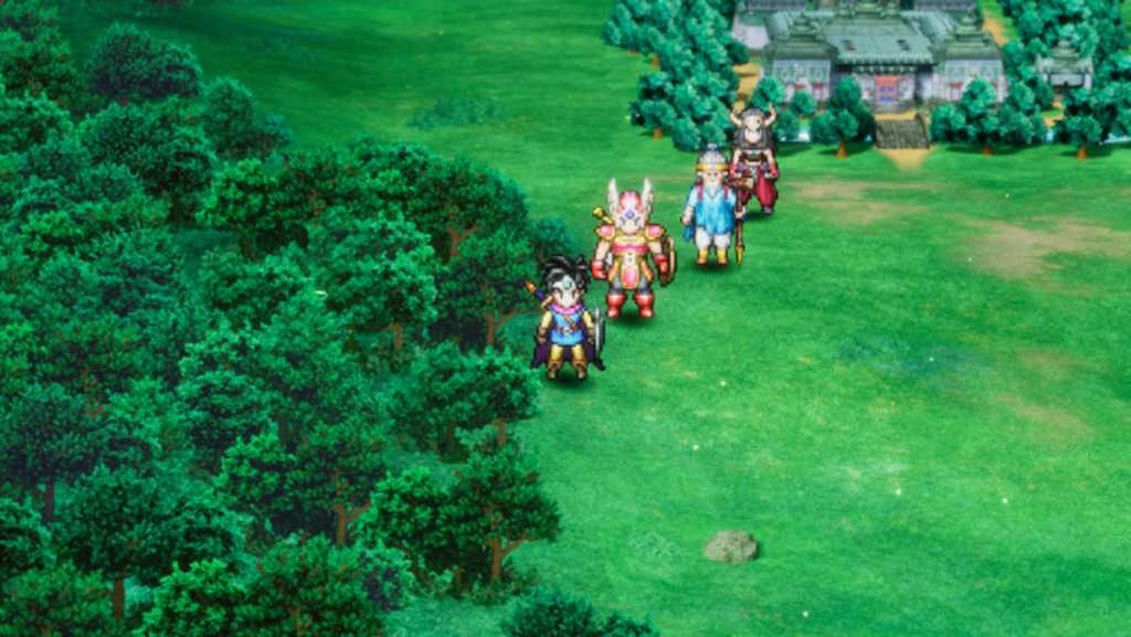 The forest in Dragon Quest 3