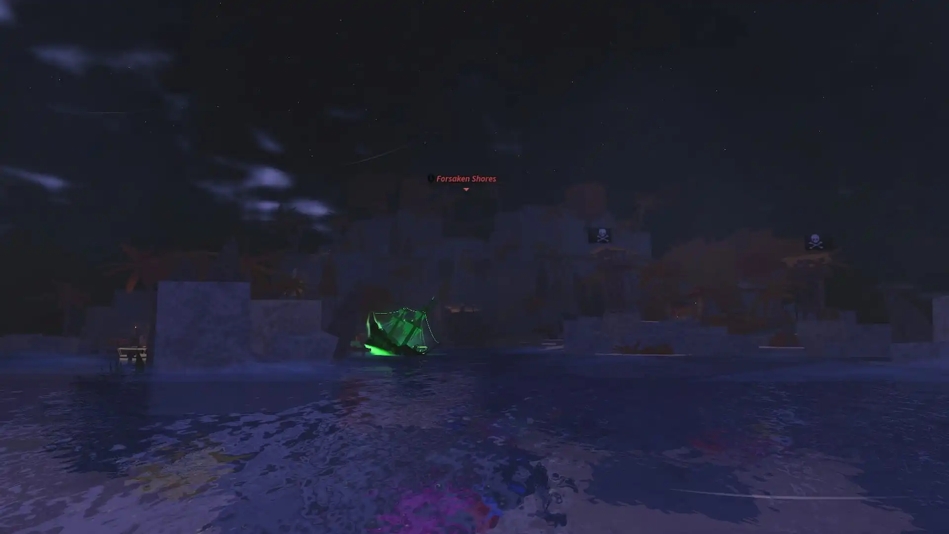 Forsaken Shore in the Fisch Roblox experience