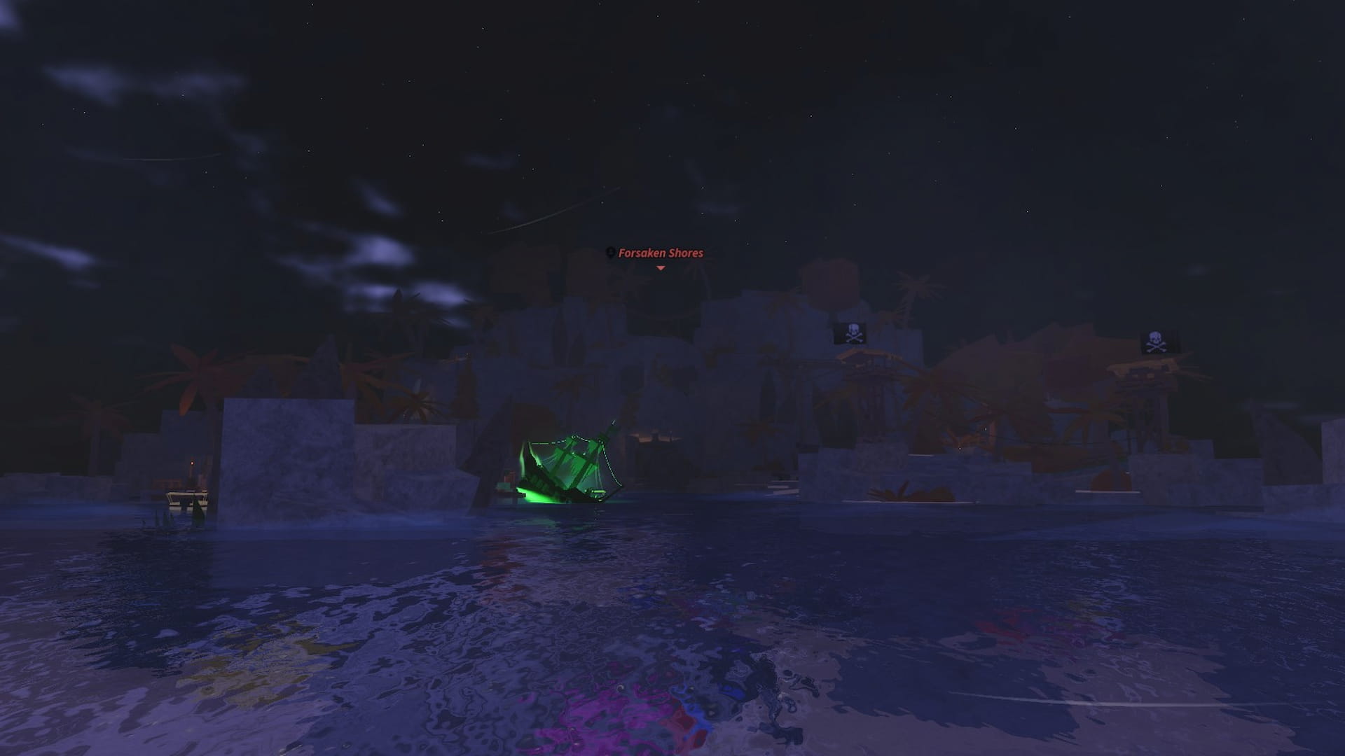 Forsaken Shore in the Fisch Roblox experience