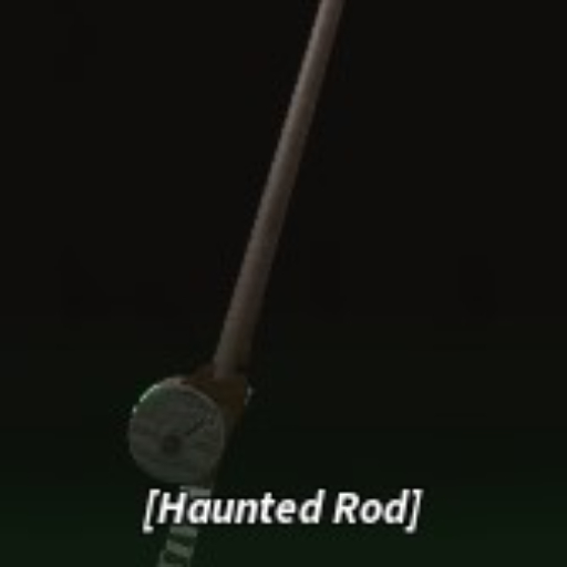 Haunted rod in the Fisch Roblox experience