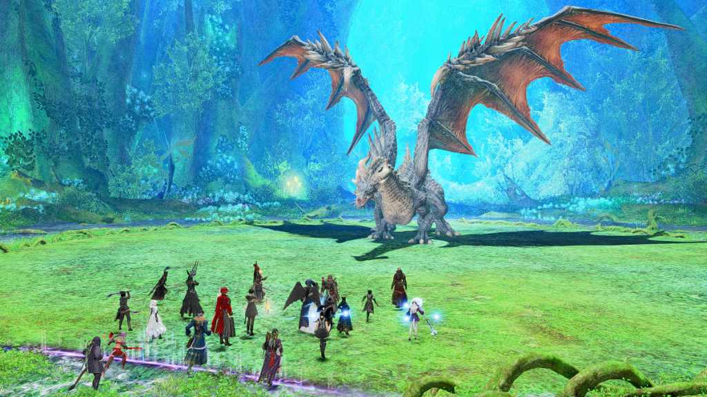 Fafnir the Forgotten in Jeuno: The First Walk in Final Fantasy XIV