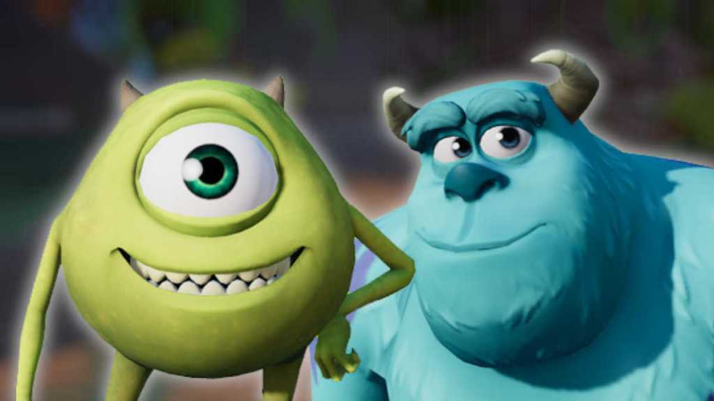 Mike and Sulley in Disney Dreamlight Valley