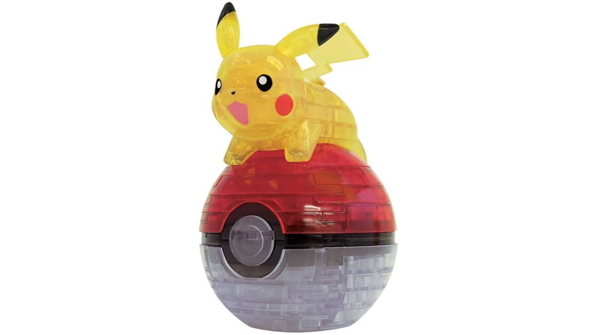 Pikachu and Pokéball 3D puzzle