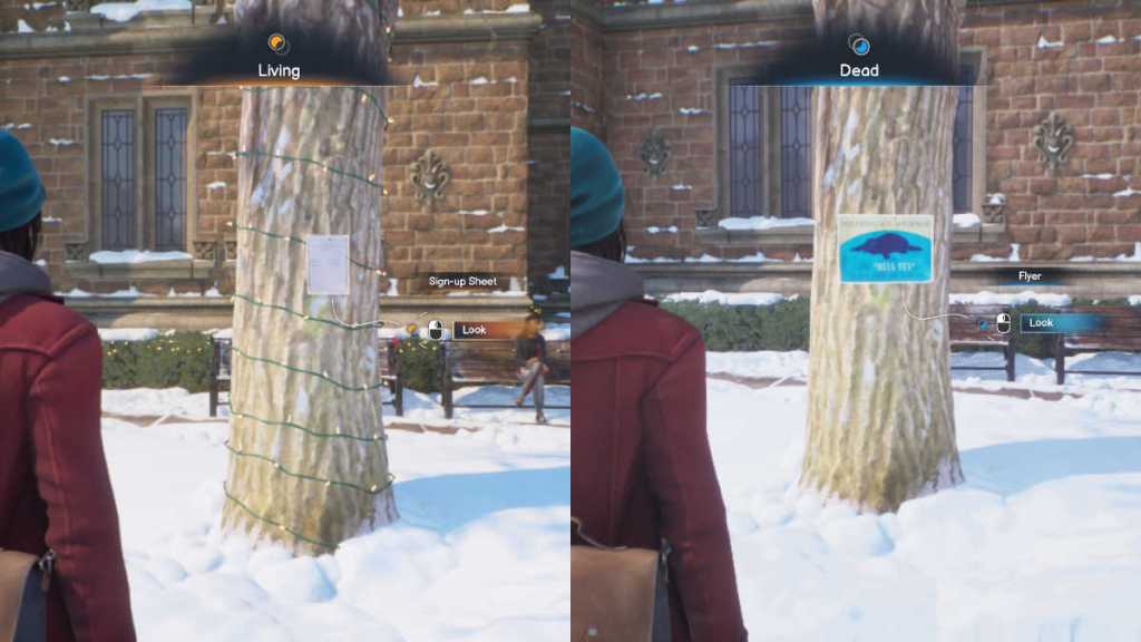 The two different sign up sheets in Life is Strange: Double Exposure