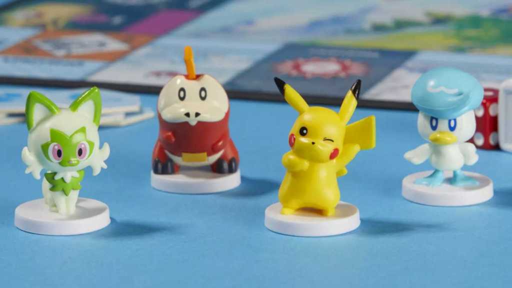 Player tokens in Monopoly Pokémon