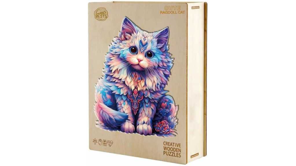 Ragdoll wooden jigsaw puzzle