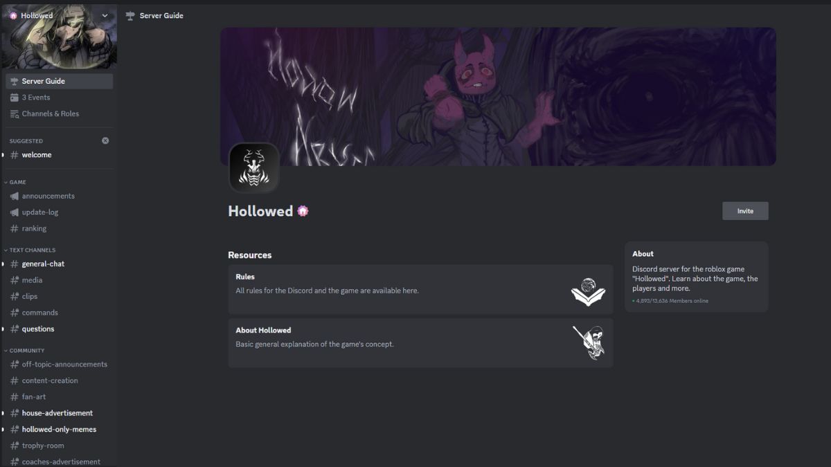 Roblox Hollowed Discord guide