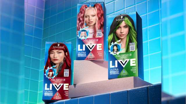 Schwarzkopf x FFXIV hair dyes