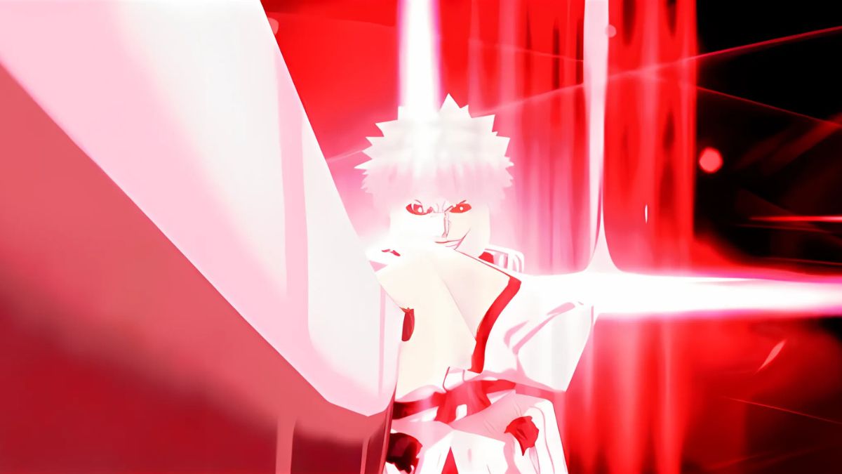 White Ichigo variation in Shonen Unleashed Roblox experience