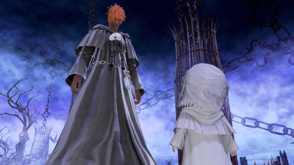 Erichthonios and mini Themis in Final Fantasy XIV