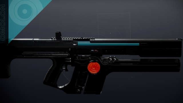 Destiny 2 Ammit AR2 with the Twilight Keepsake Shader applied.