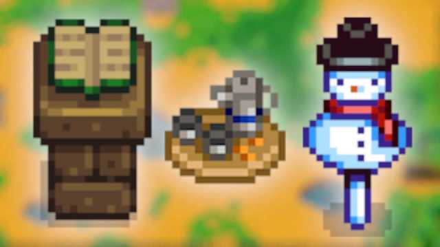 Special Stock items available from the Traveling Cart in Stardew Valley