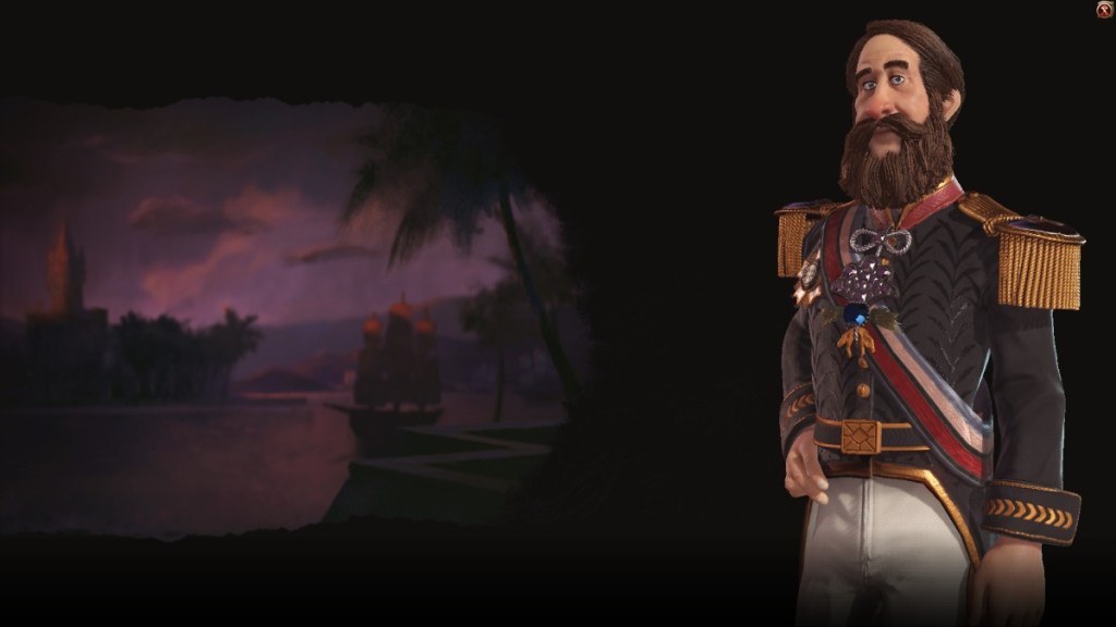 Pedro II in Civilization 6