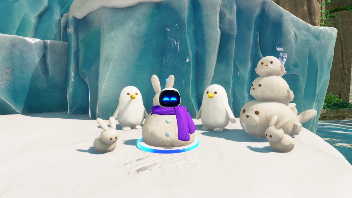 Astro Bot snow level - Destructoid GOTY 2024