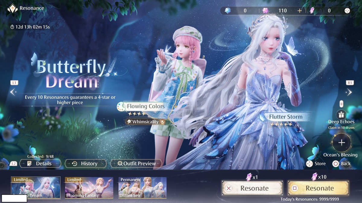 There is an Infinity Nikki gacha system