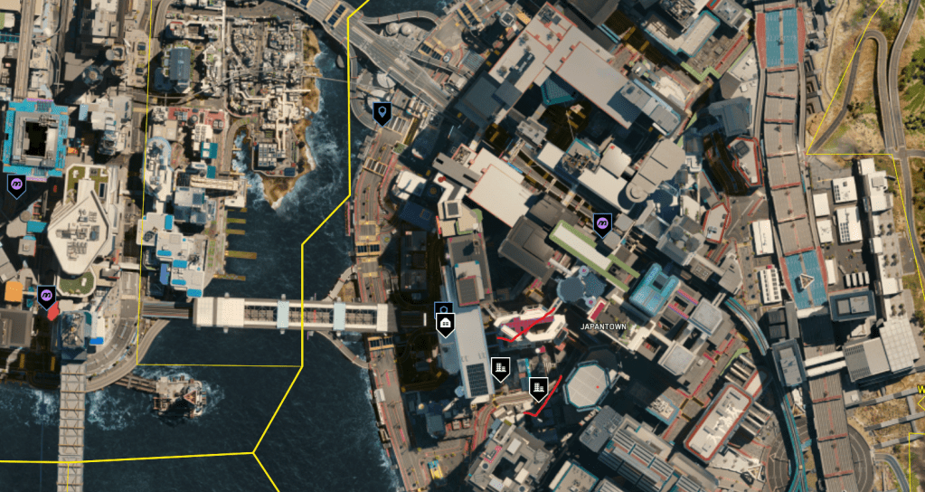 An image of Cyberpunk 2077 Balatro Treasure Hunt location